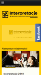 Mobile Screenshot of festiwal-interpretacje.pl